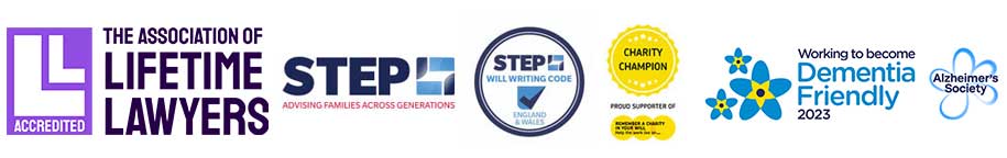 Accreditations: Association Of Lifetime Lawyers, STEP, Dementia Friends